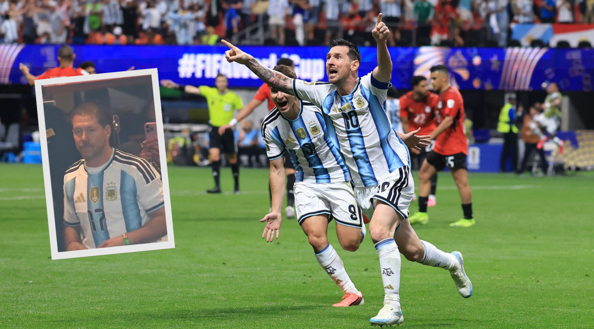 <b>“¡Tenela!”: la reacción del Cholo Simeone antes del gol del triunfo de Argentina y porqué hicieron lo contrario</b>