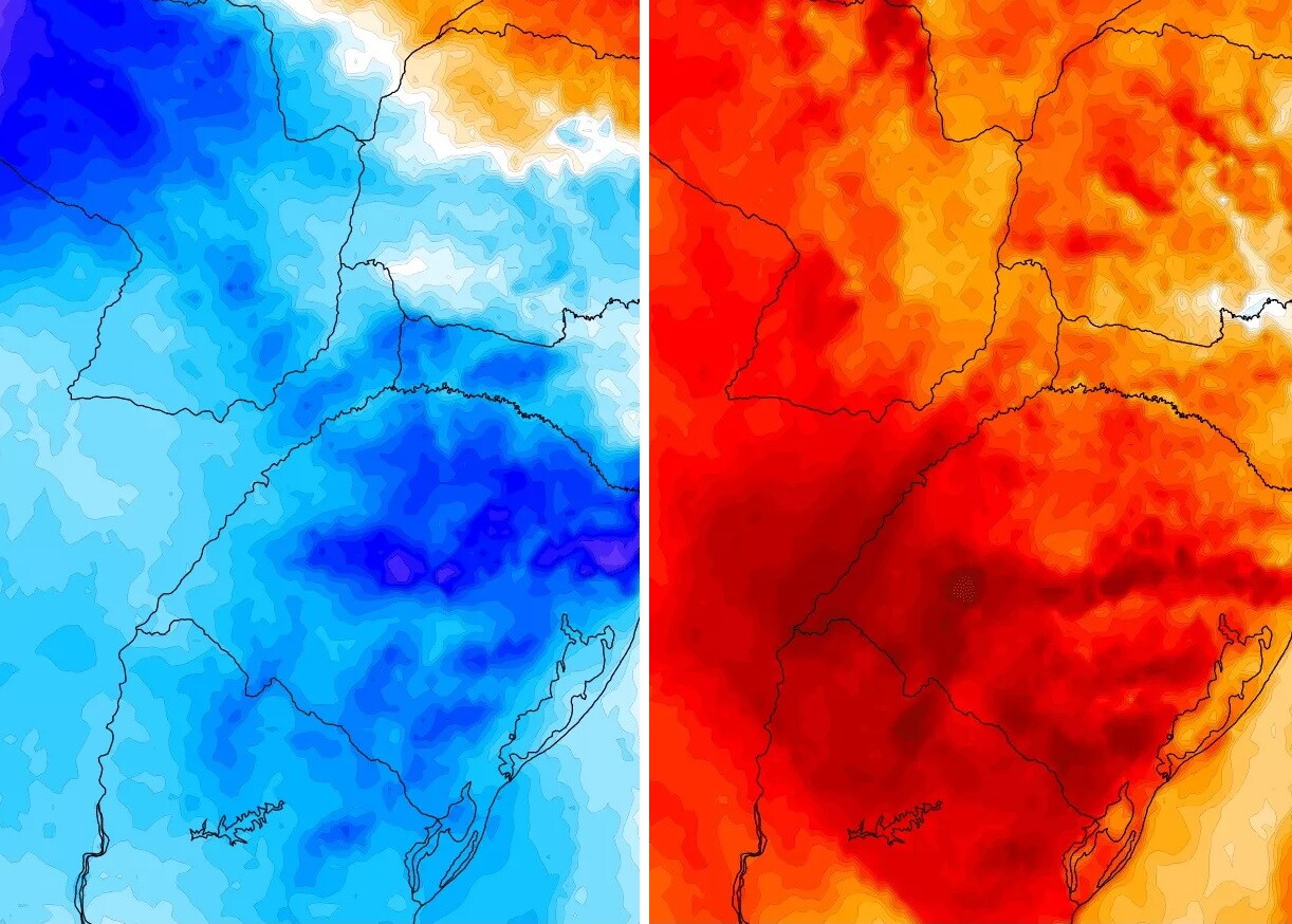 Pronóstico de Metsul para el 29 de julio y el 3 de agosto.