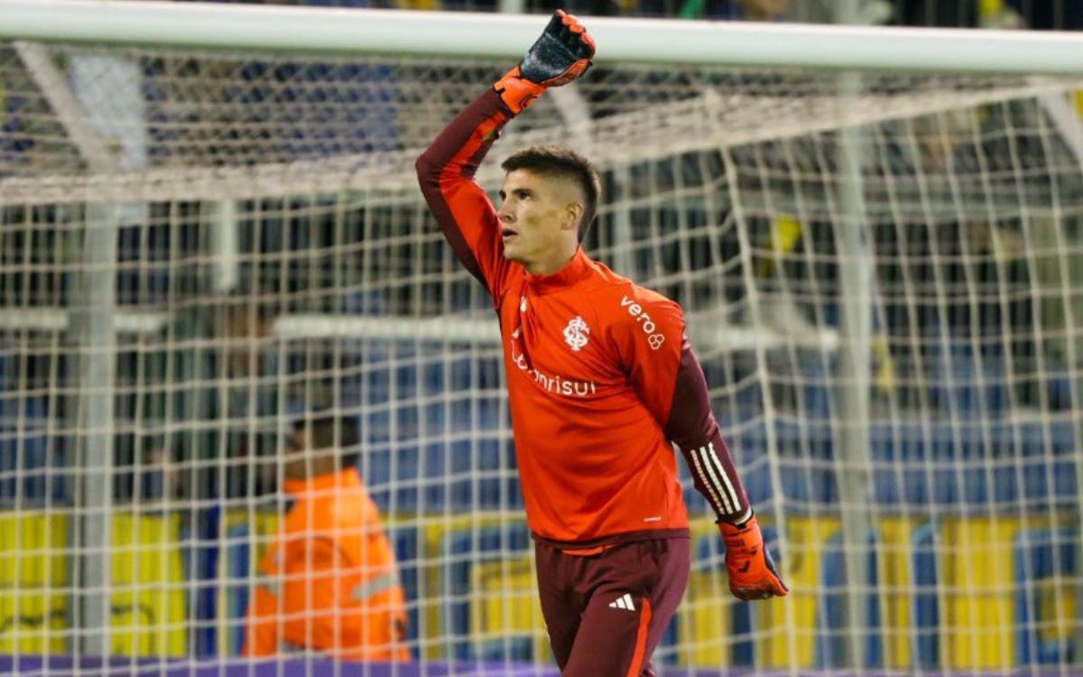 Sergio Rochet defendiendo los colores de Inter de Porto Alegre.