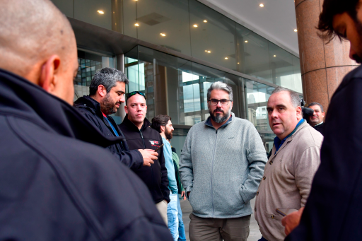 Funcionarios de COFE en Torre Ejecutiva.
