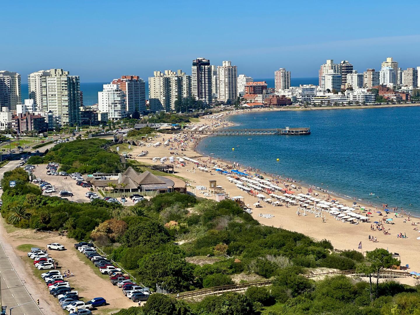 Playa de Punta del Este en Semana de Turismo