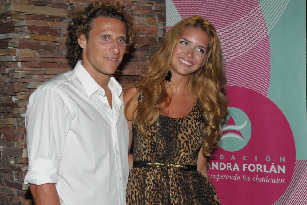 Diego Forlán y Zaira Nara. Foto: Archivo El País.
