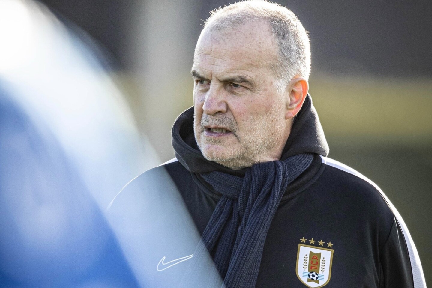 Marcelo Bielsa, director técnico de la selección de Uruguay.