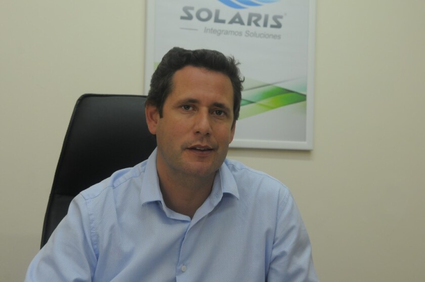 Nota a Gabriel Bertea, Ingeniero Agronomo uruguayo, director gral. de Solaris, ND 20151127, foto Ariel Colmegna