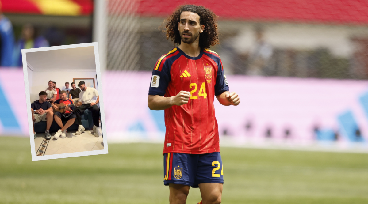 ¿Homenaje o mufa? Hinchas de España hicieron un tema antes de la final del Mundial con Argentina