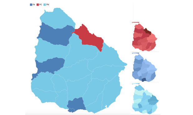Mapa interna partidaria