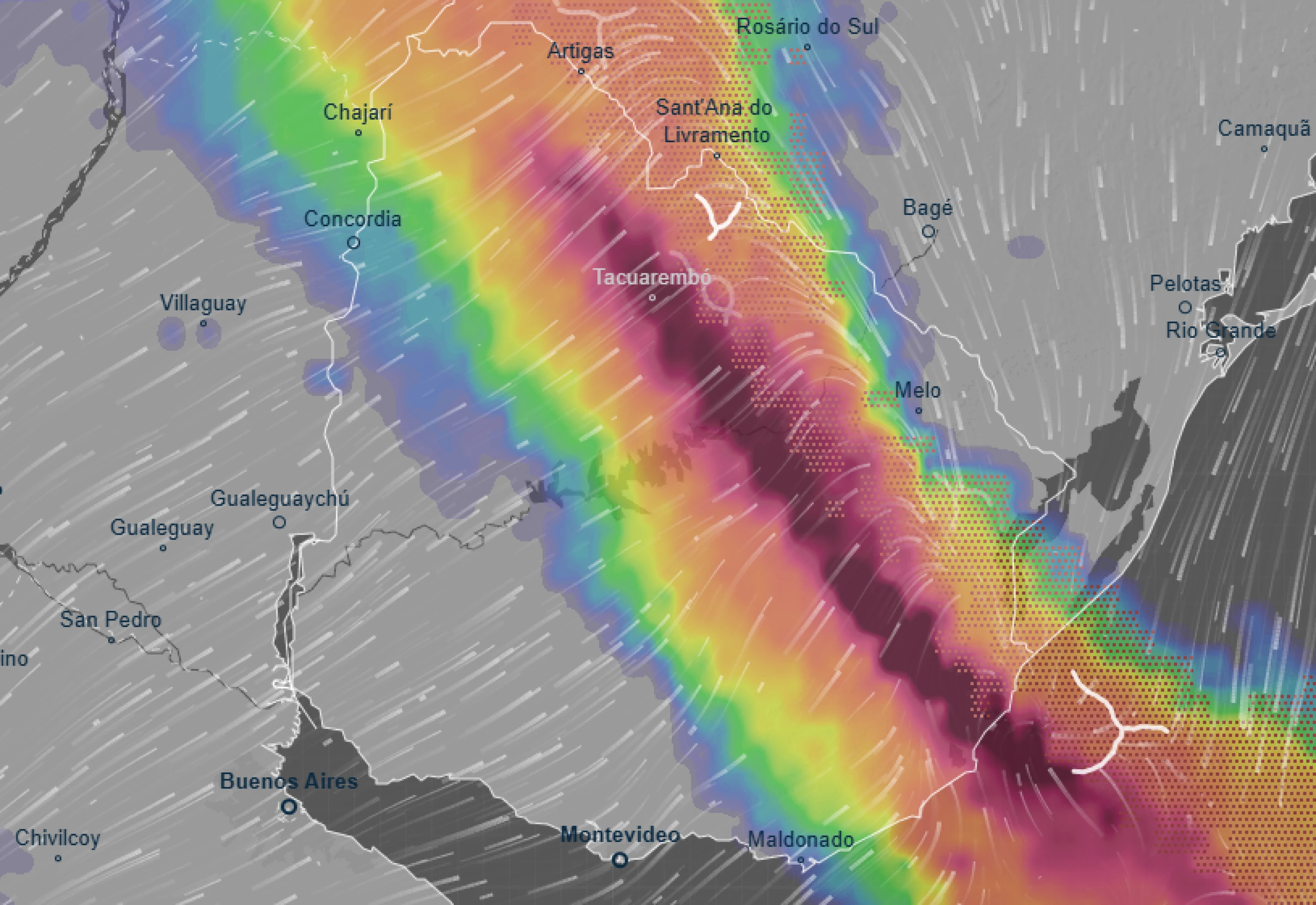 Uruguay bajo alerta: Ciclón extratropical trae bajas temperaturas y vientos intensos — image 3