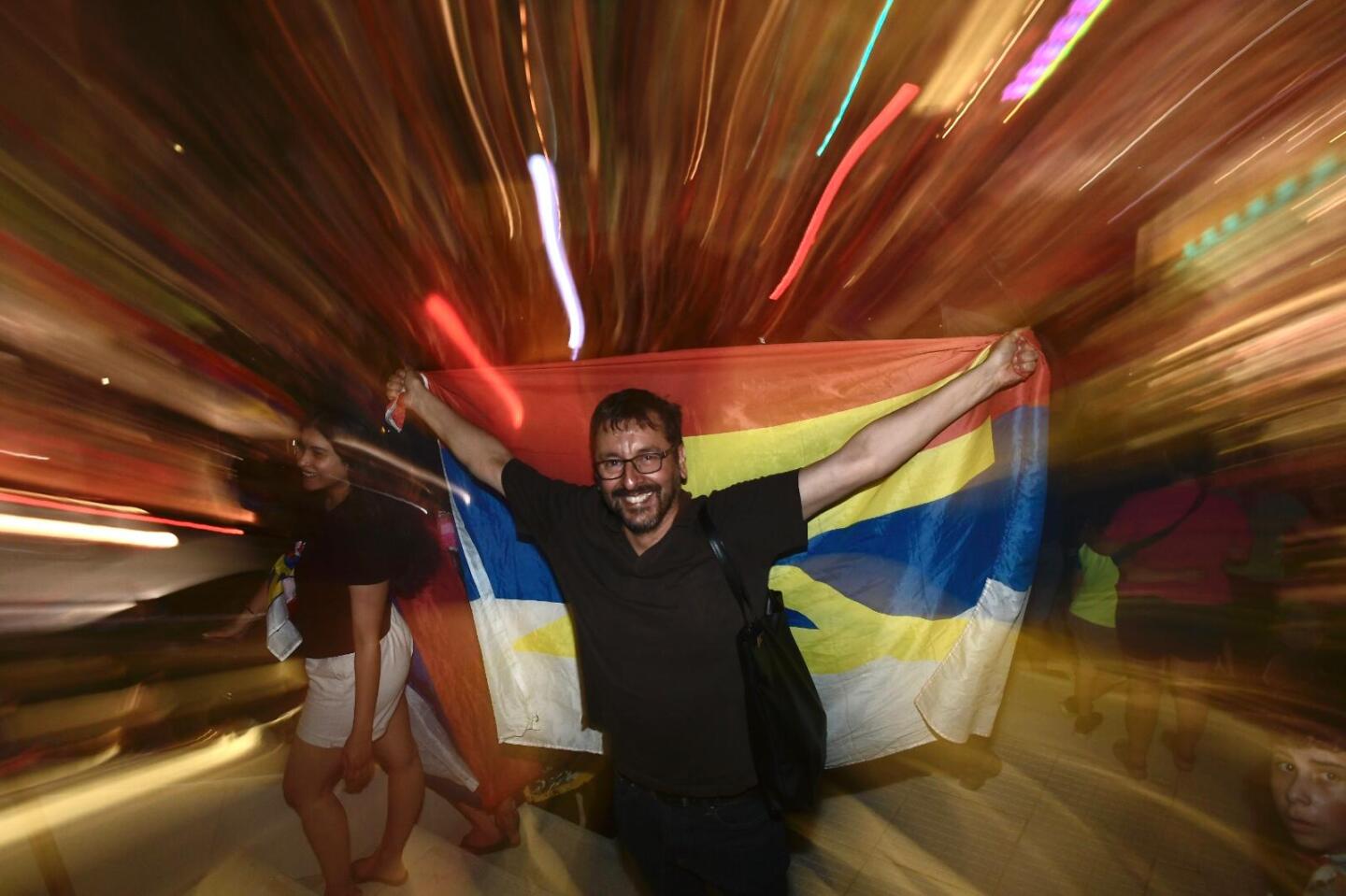 Festejos del Frente Amplio