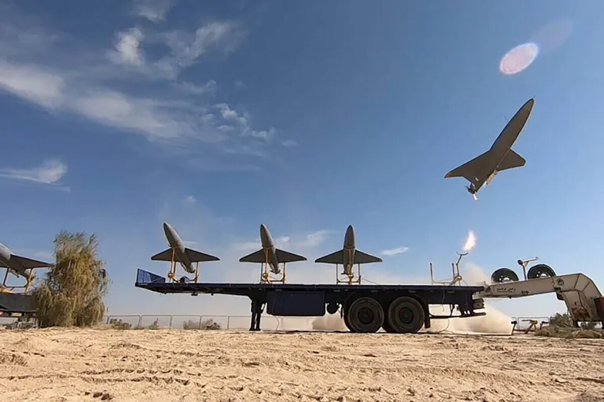 Drones iraníes.