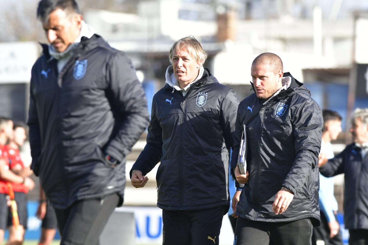 Ignacio Bordad y Diego Pérez, integrantes del cuerpo técnico de la Sub 20.