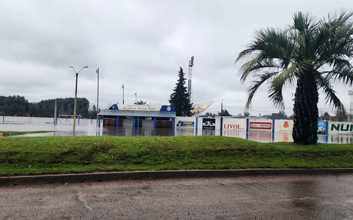 Las inundaciones en Melo impidieron que Cerro Largo reciba a Defensor en el Ubilla y ya se fijó nuevo escenario