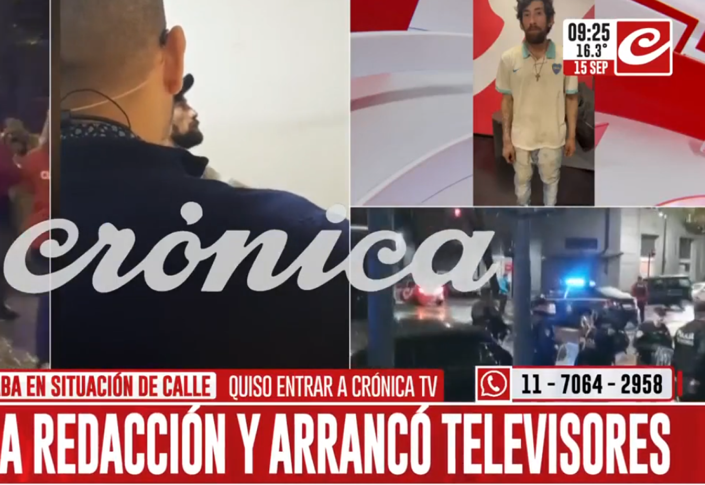 Captura de Crónica TV.