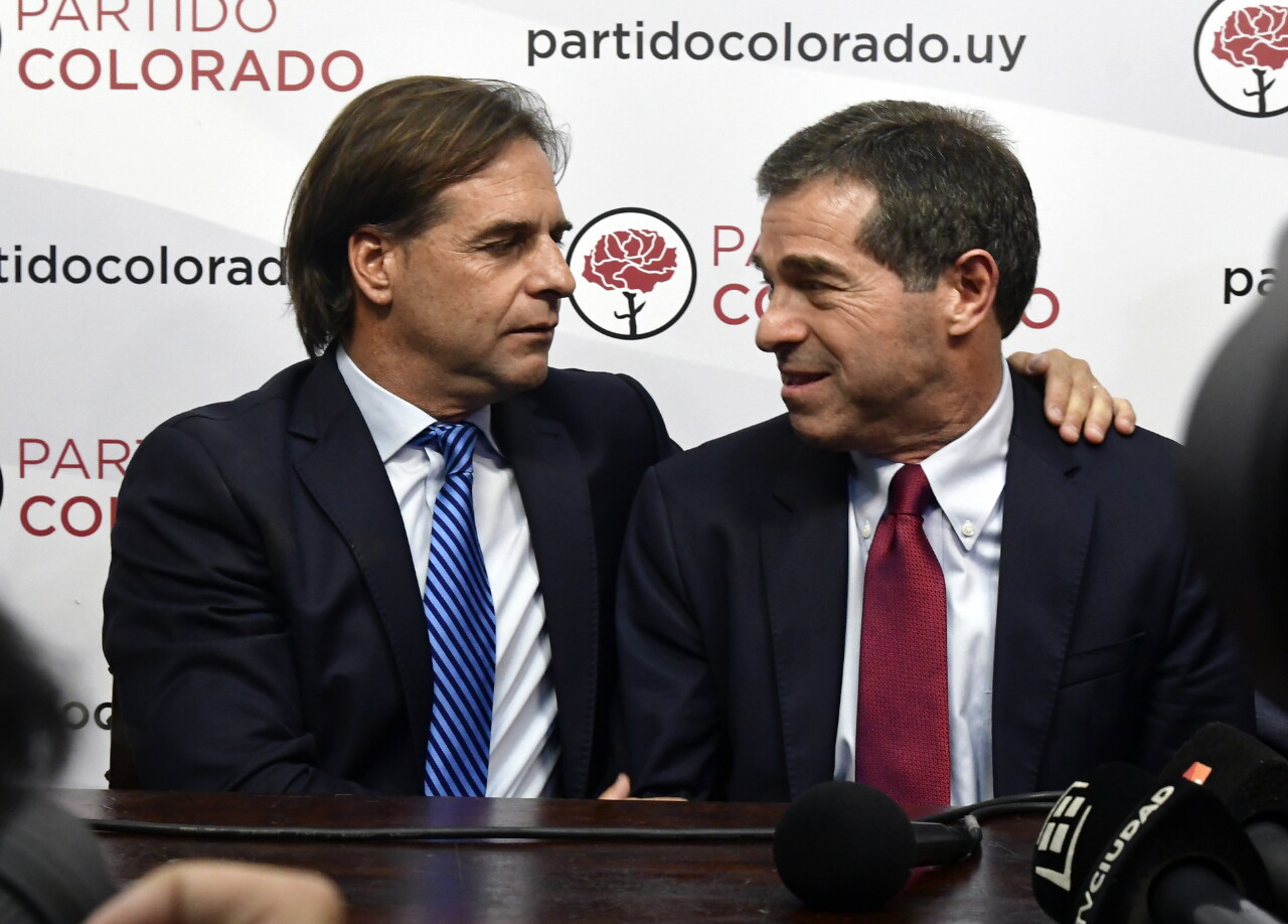 Lacalle y Talvi. Foto: Fernando Ponzetto