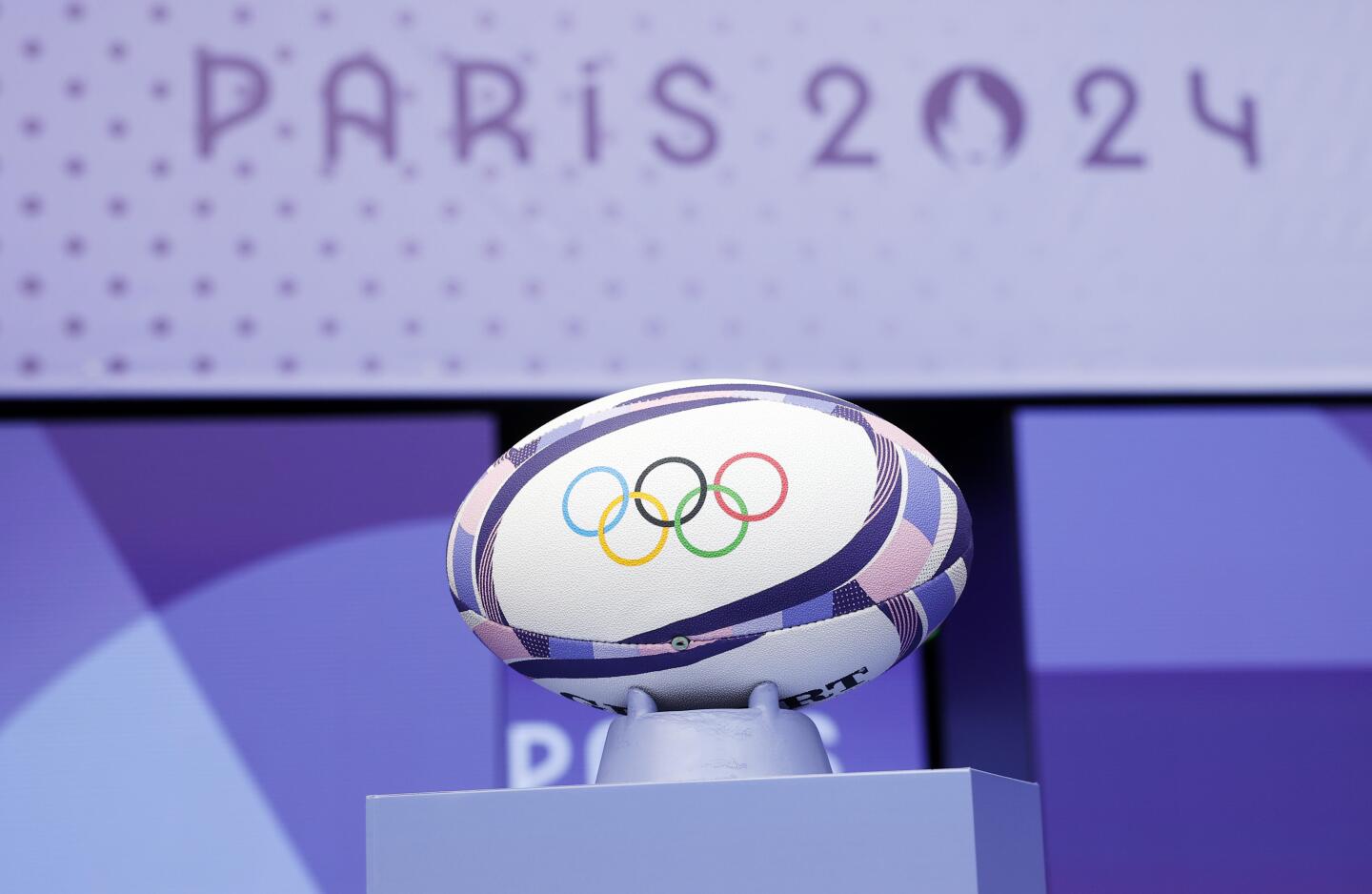 La pelota oficial del seven en el rugby de los Juegos Olímpicos.