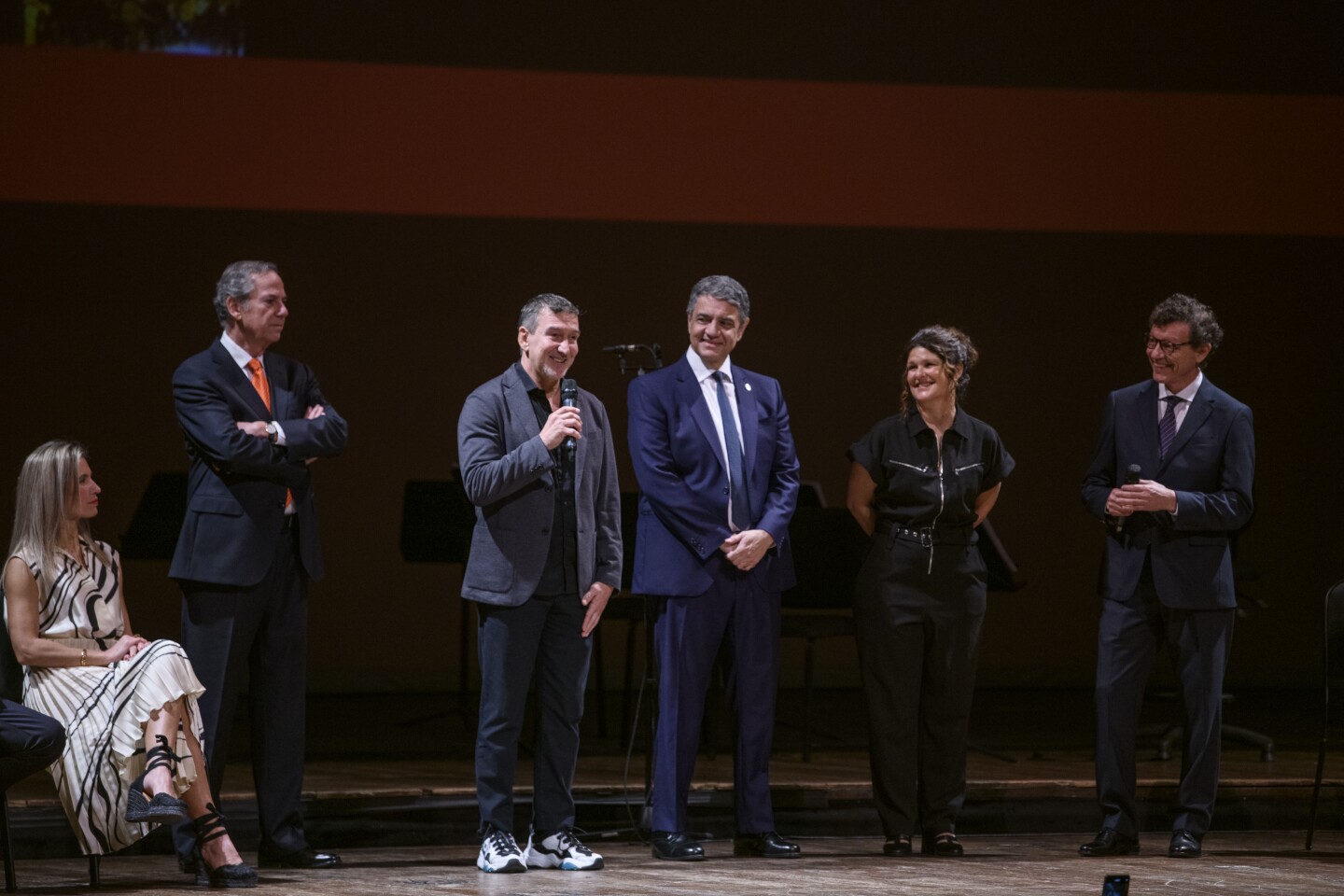 África Guzmán, Andrés Rodriguez, Julio Bocca, Jorge Macri, Gabriela Ricardes y Gerardo Grieco.