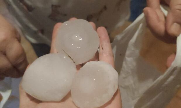 granizo gigante caído en España en 2022