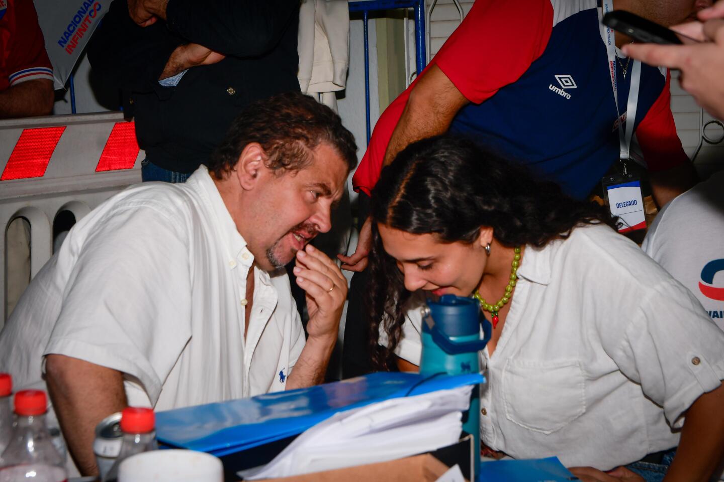 Flavio Perchman en las elecciones de Nacional.