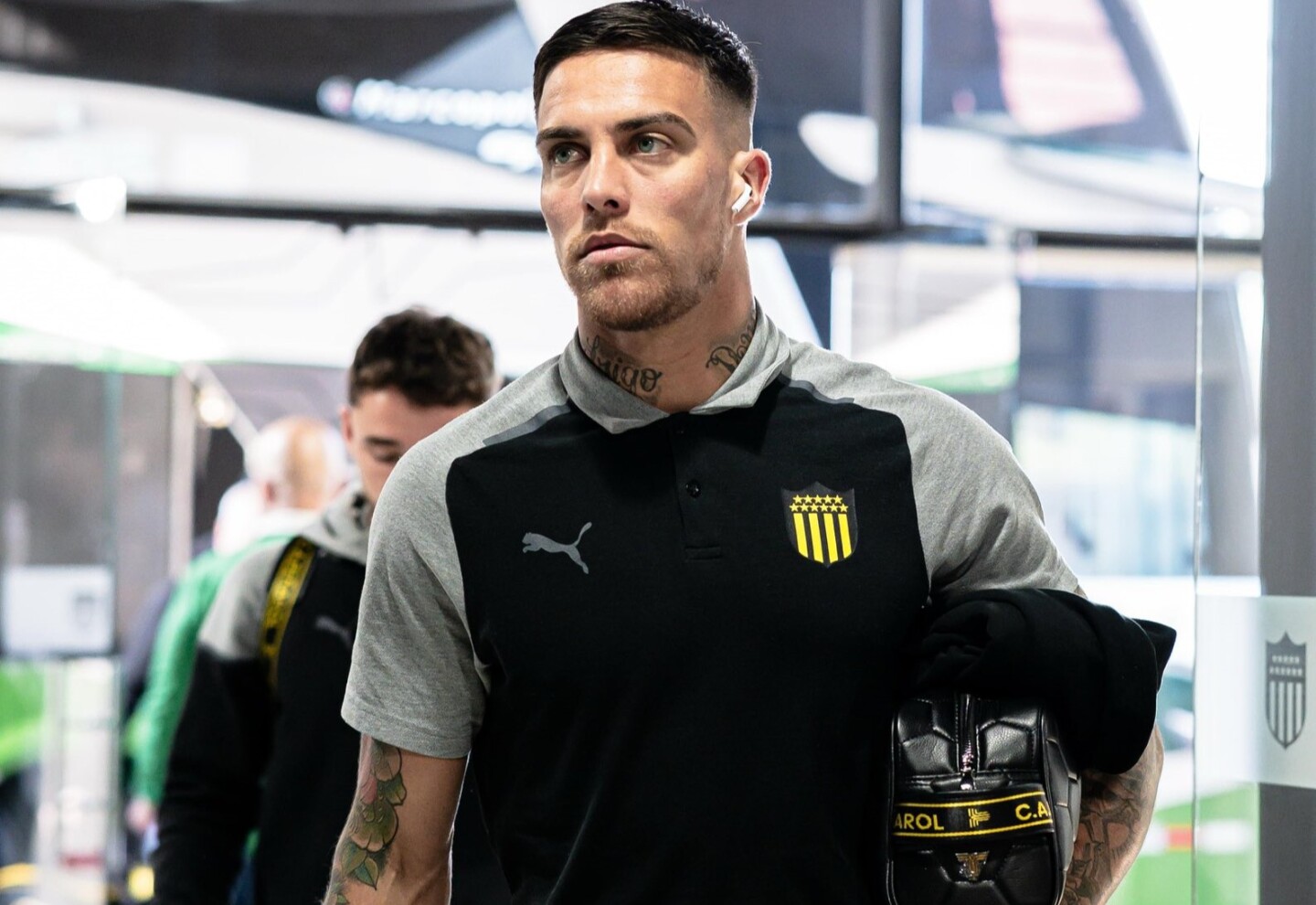 Javier Méndez en el Estadio Campeón del Siglo.