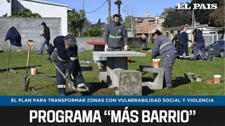 Más Barrio: el plan del Frente Amplio en barrios vulnerables que encabeza el Pacha Sánchez