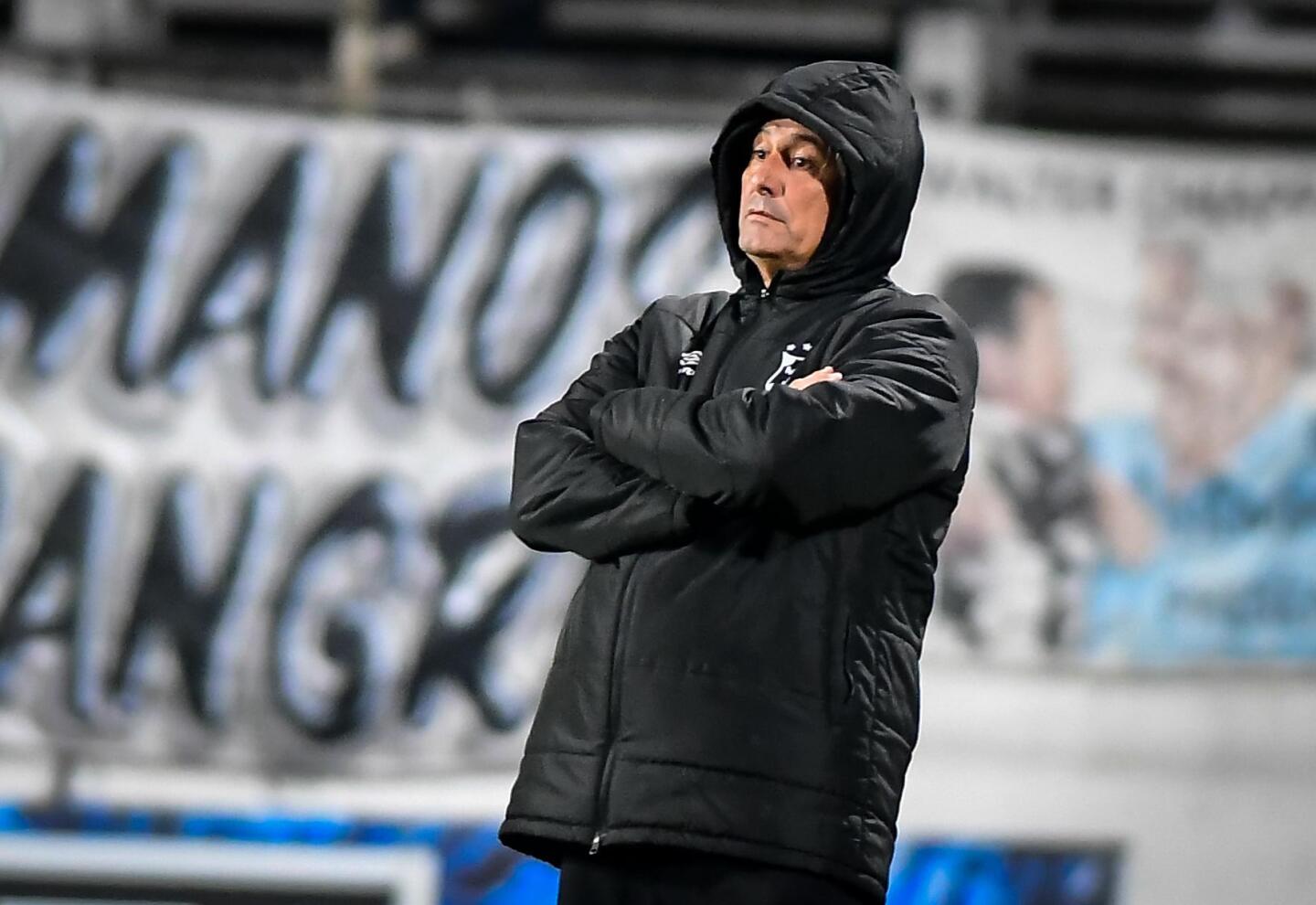 Alejandro Apud, DT de Wanderers.