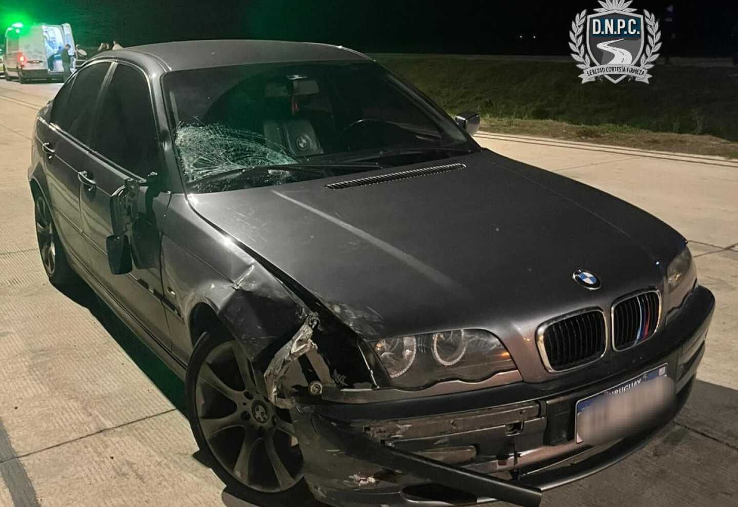 Un auto chocó con una moto en ruta 5, a la altura de Florida.