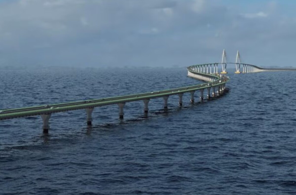 Comenzó la construcción del puente marítimo más largo de Sudamérica.