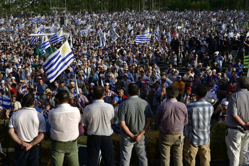 Protesta de productores rurales