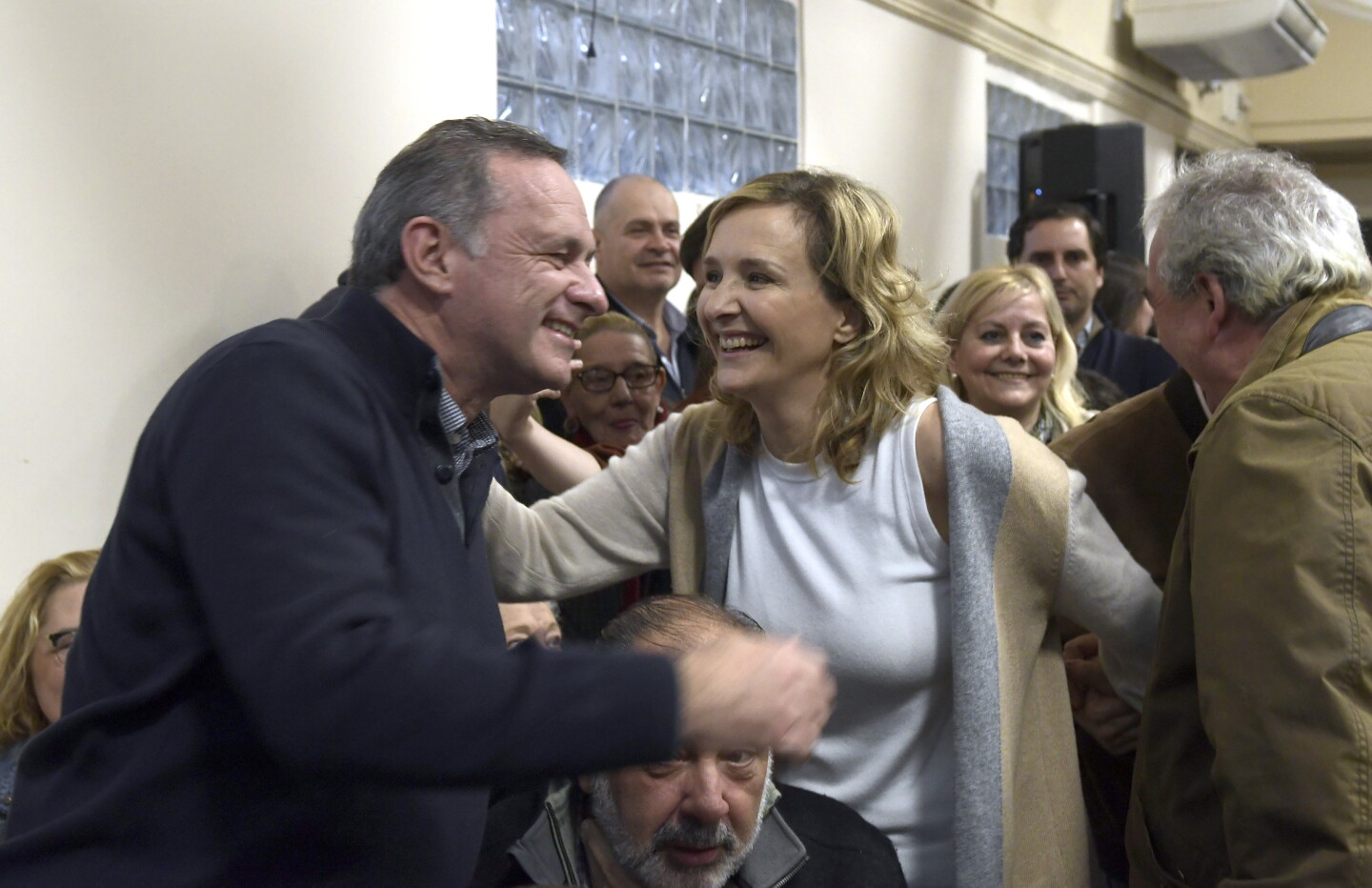 Álvaro Delgado y Laura Raffo.