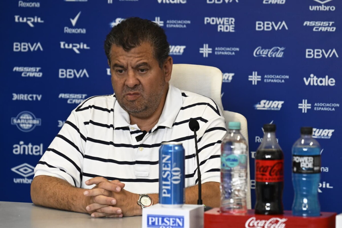 Flavio Perchman, vicepresidente de Nacional en el Gran Parque Central.