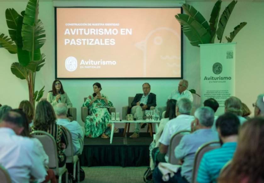 Intercambio: Silvia Castro, Maira Soarez de Lima, Gerardo Evia y Alfredo Bianco.