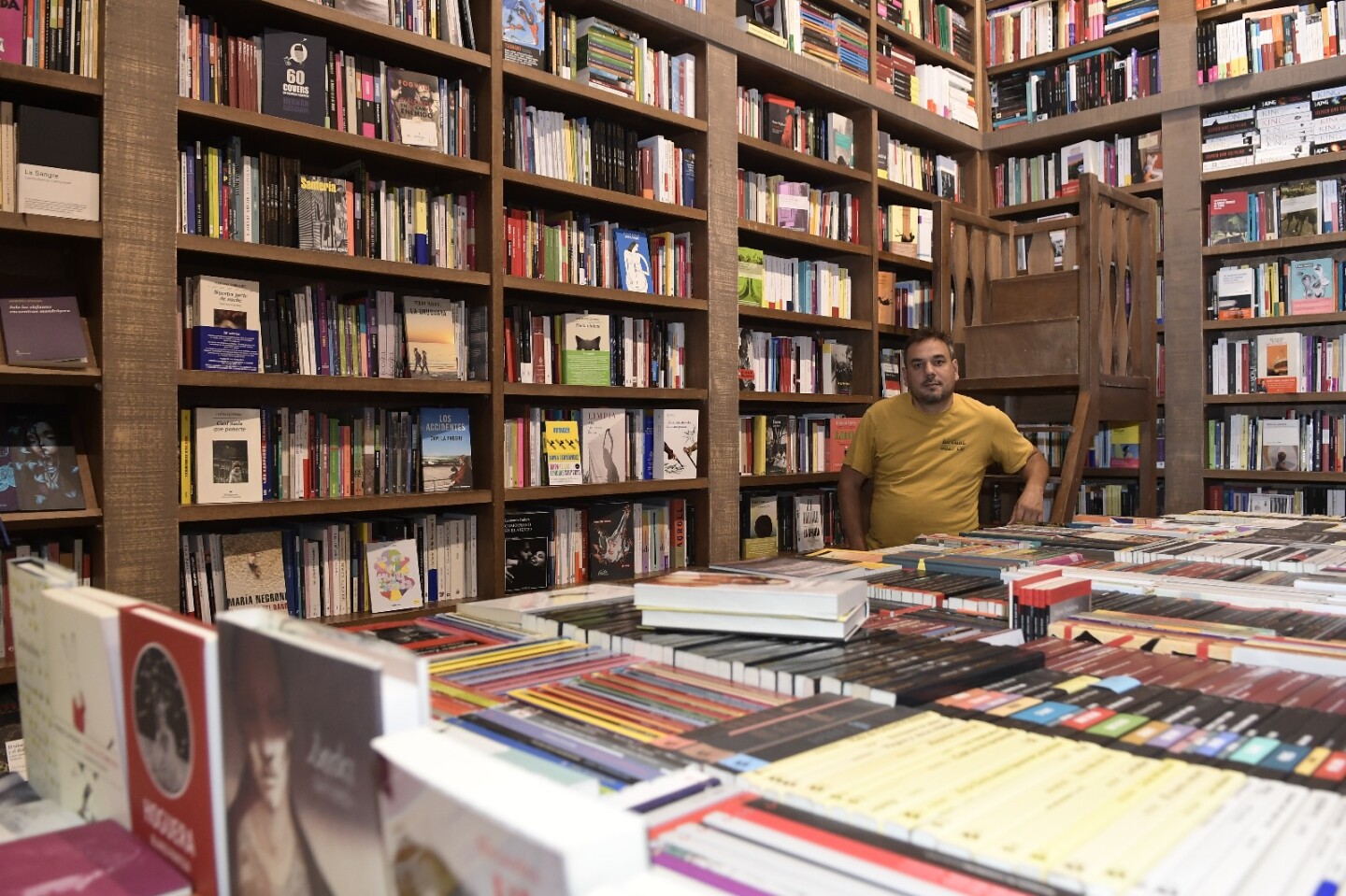 Alejandro Lagazeta. "Me interesa la ciudad con libros, entendida en un marco de cultura nacional", aseguró.