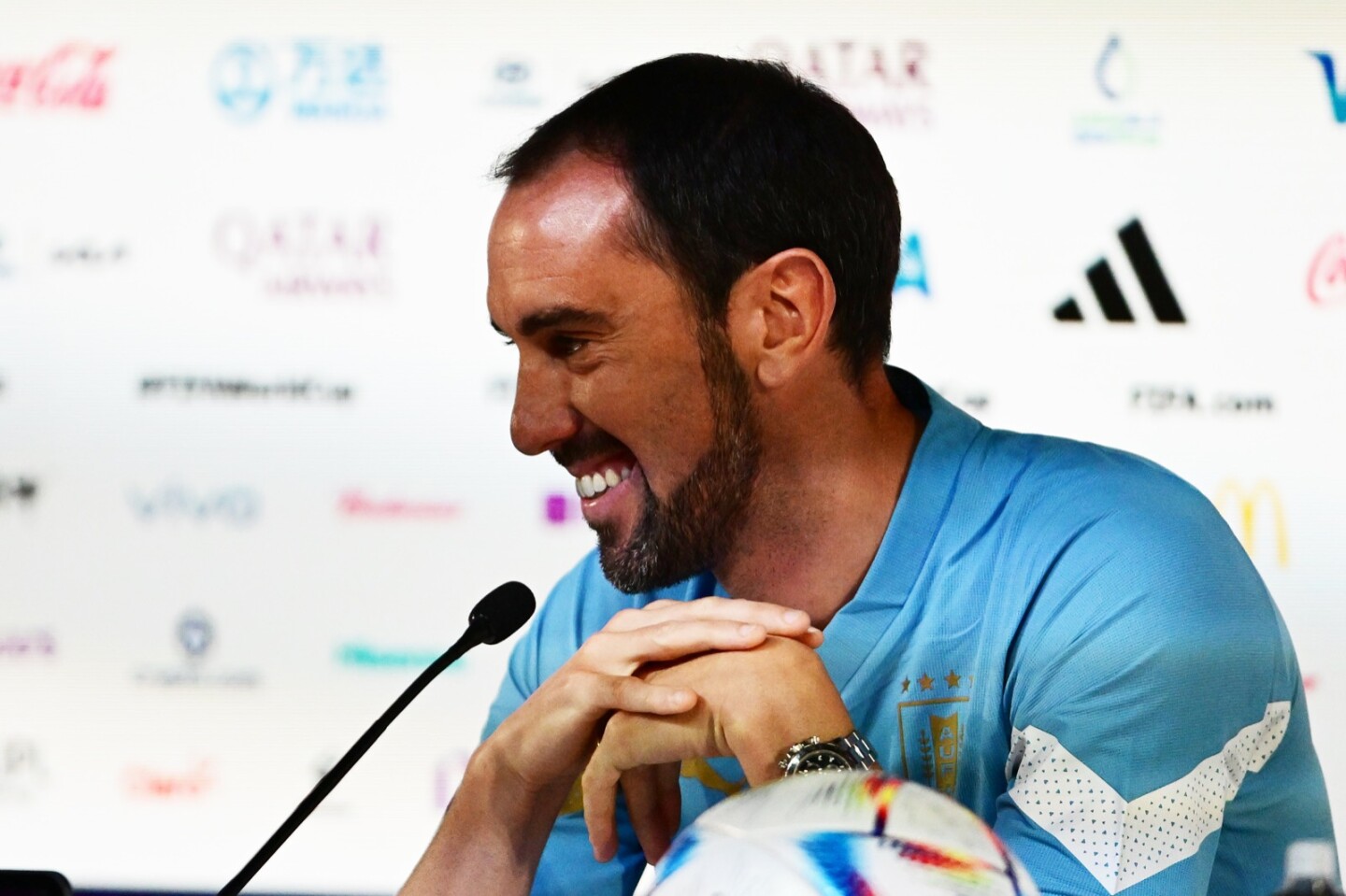 Diego Godín, capitán de la selección uruguaya.