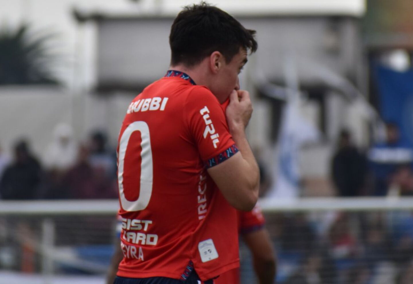 Mauricio Pereyra, el goleador de Nacional ante Cerro Largo.