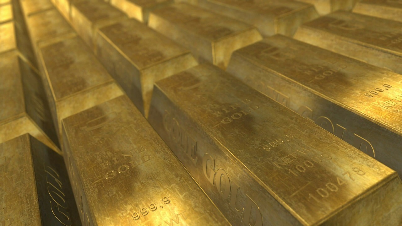Lingotes de oro. Foto: Pixabay.