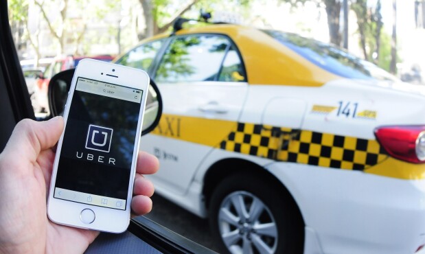 Uber Taxi. Foto: Archivo El País.