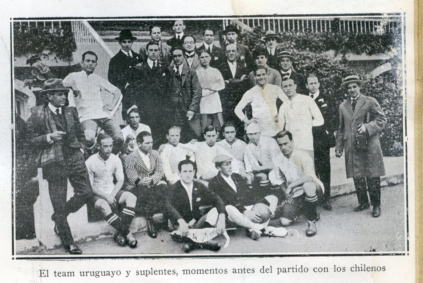 Plantel uruguayo 1920.