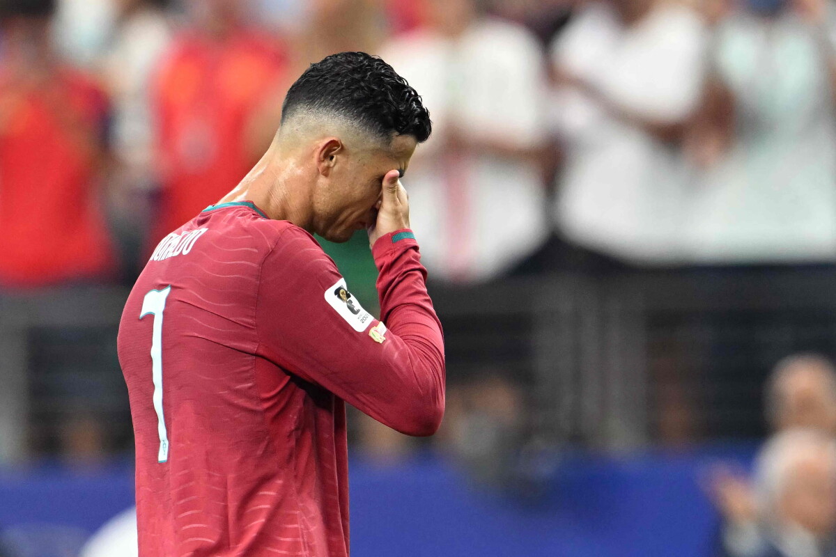 Cristiano Ronaldo en la derrota de Portugal ante España por el Mundial 2026.