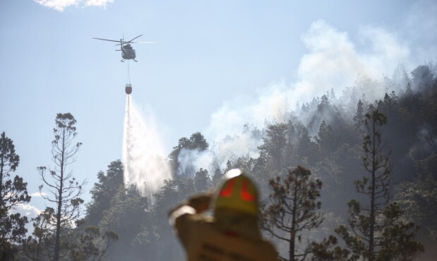 Incendio forestal en Chubut