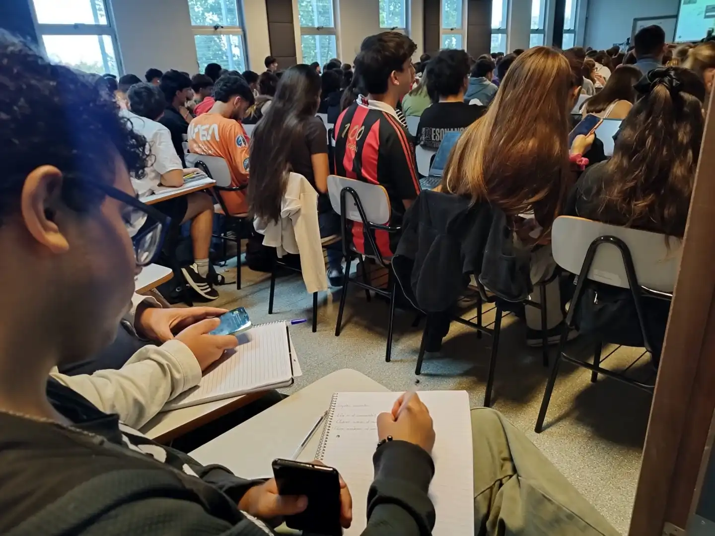 Estudiantes de la Licenciatura en Ciencias de la Comunicación.