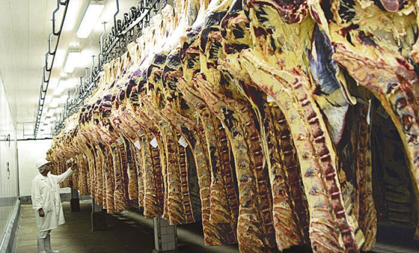 Carne vacuna. Foto: archivo El País
