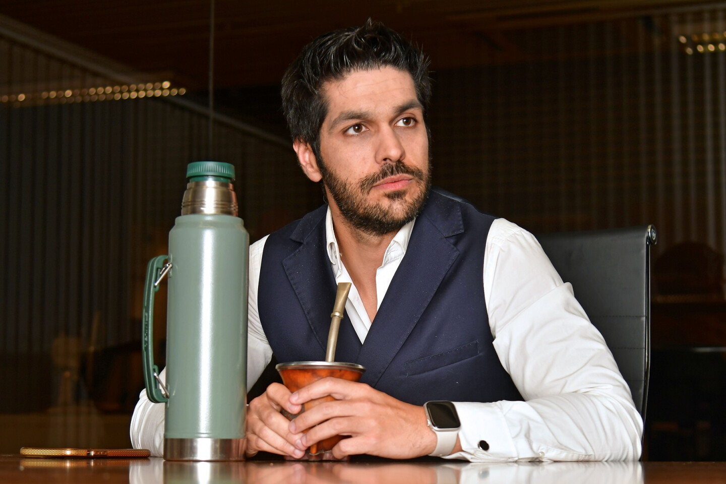 Andrés Ojeda, precandidato por el Partido Colorado.