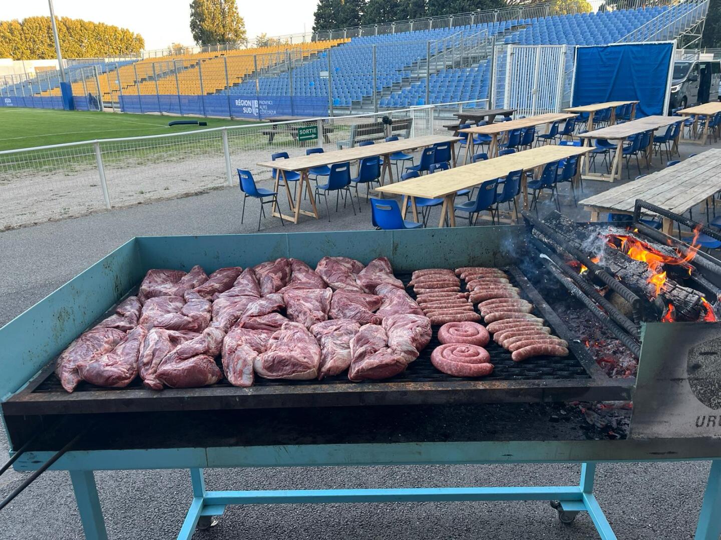 El asado uruguayo en Aviñón.