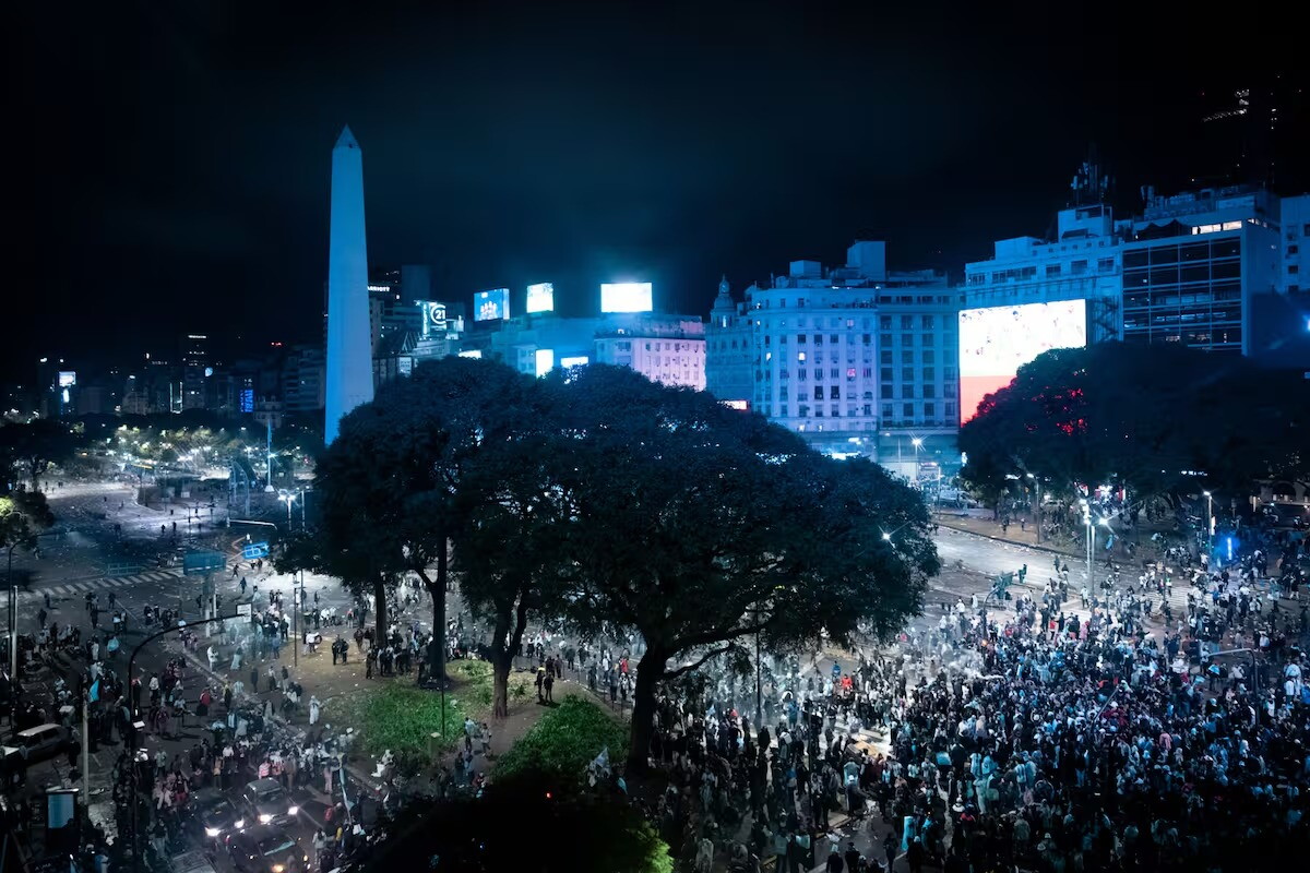 Nuevos incidentes en el Obelisco.