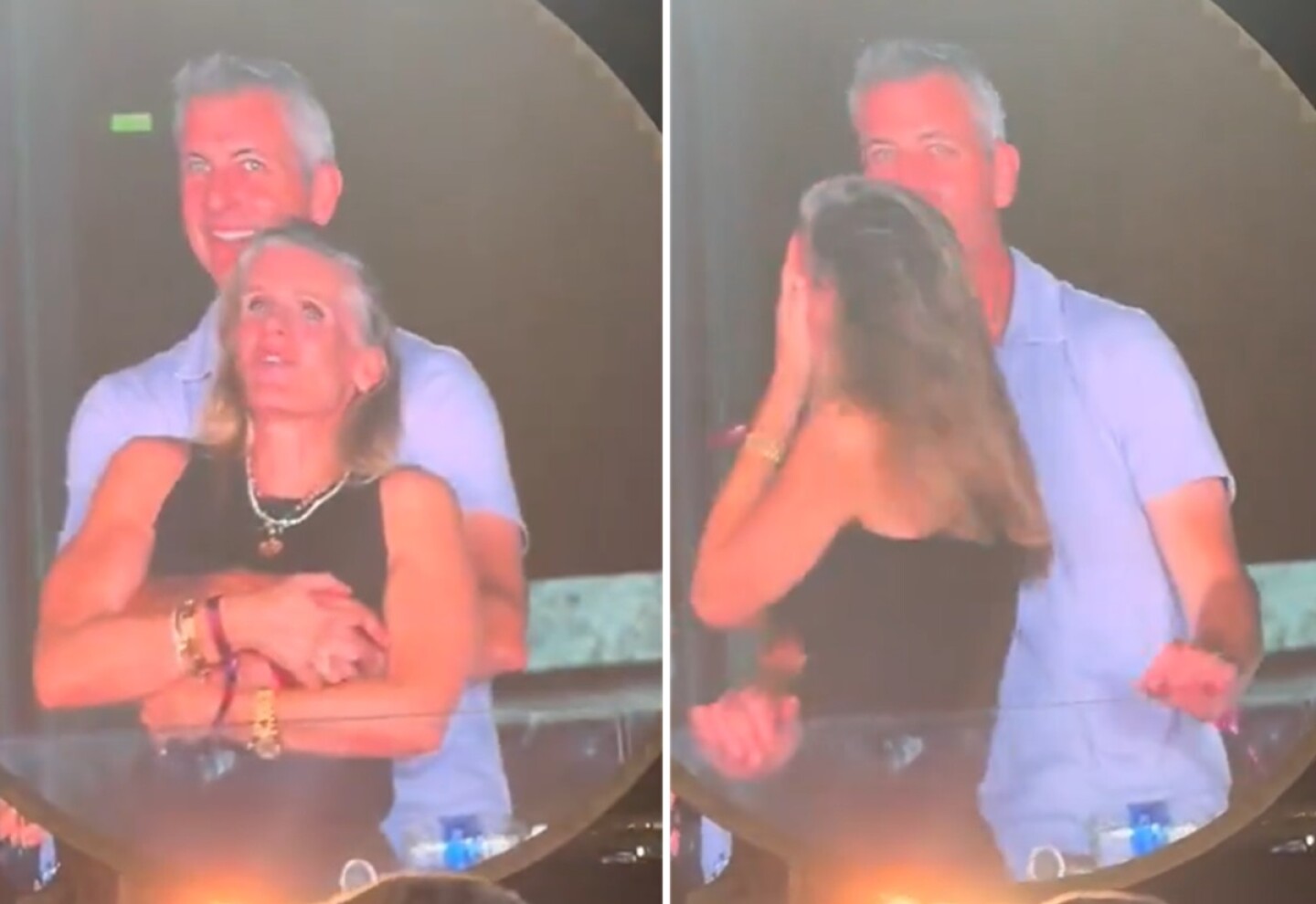 Pareja es capturada in fraganti en el show de Coldplay.