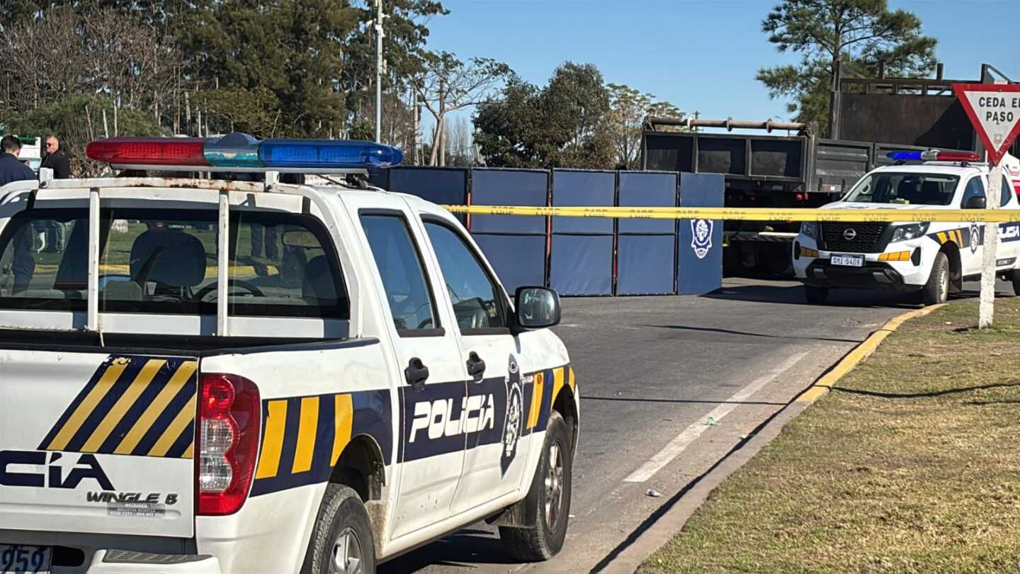 Camión atropelló y mató a dos peatones en Maldonado.