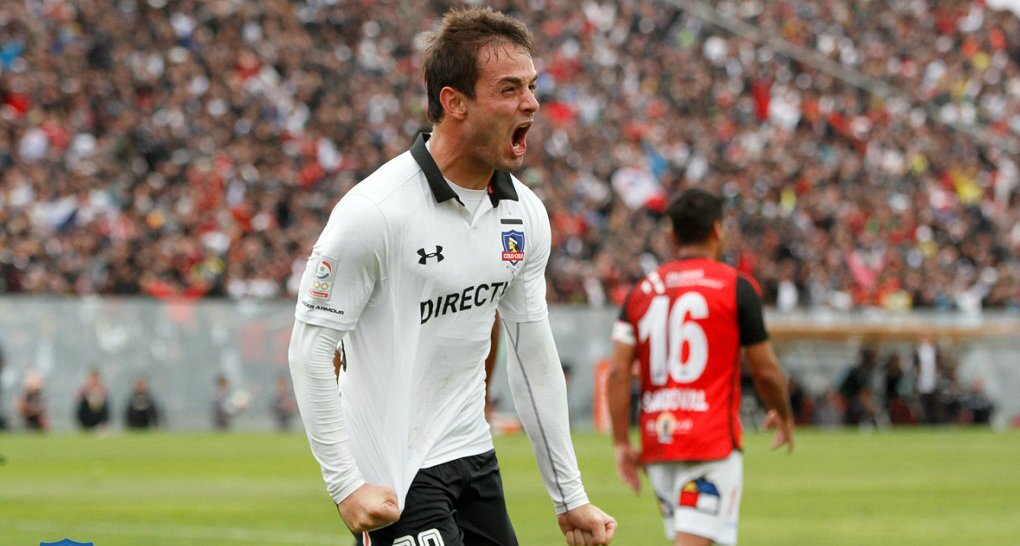 Octavio Rivero en uno de los últimos partidos en Colo Colo. Foto: colocolo.cl