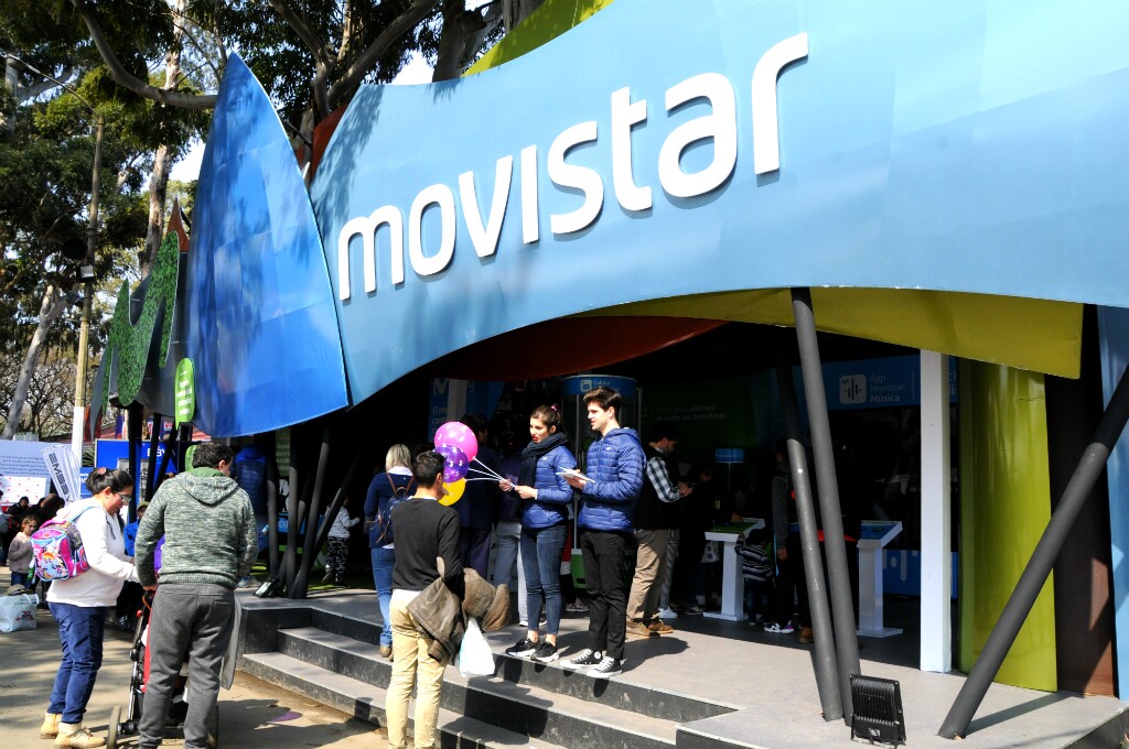Local de Movistar en la Expo Prado. Foto: Archivo El País