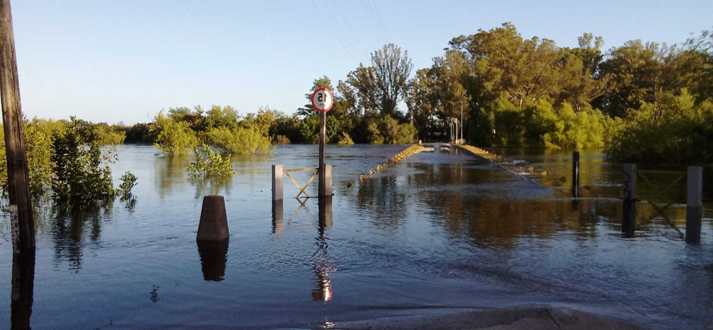Puente Federico Capurro en Durazno. Foto: Twitter Intendencia de Durazno