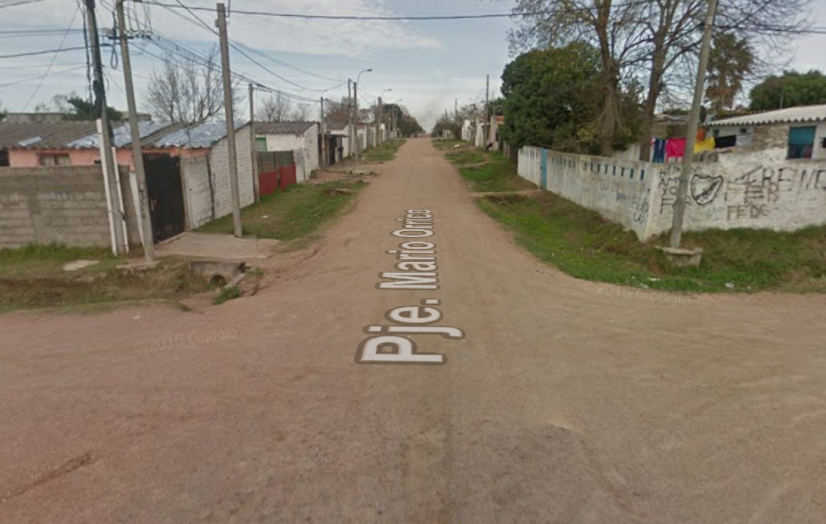 Pasaje Saenz Peña y Mario Orrico.