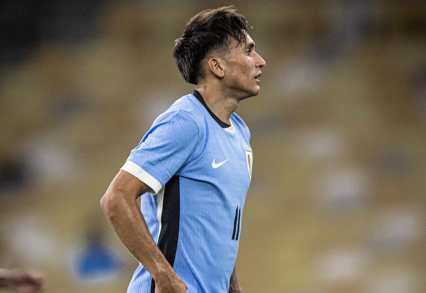 Ignacio Laquintana con la selección de Uruguay contra República Dominicana